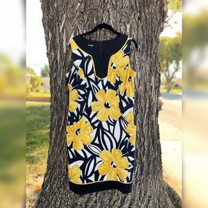 B-Works Yellow Floral Dress